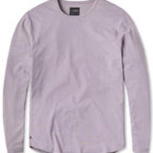 Cuts Clothing: Flint L/S Crew Curve-Hem size medium.
